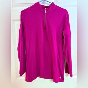 Bette and court Women's Pink Long Sleeve Top XL